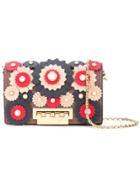 Zac Zac Posen Earthette Appliqué Chain Card Case - Brown