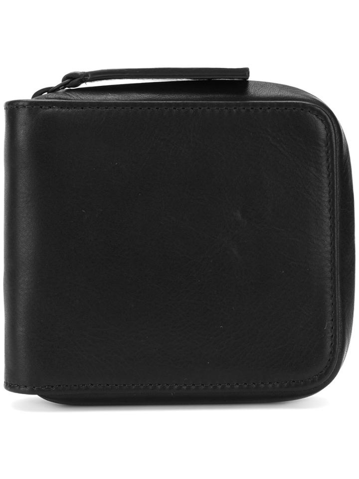 Ann Demeulemeester Blanche Zip Around Wallet - Black