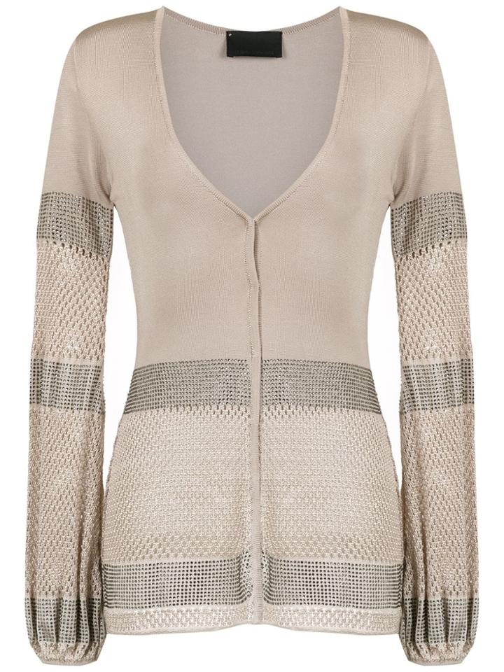 Andrea Bogosian Knitted Cardigan - Gold