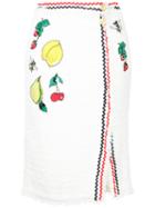 Muveil - Embroidered Skirt - Women - Cotton/nylon/polyester - 38, White, Cotton/nylon/polyester