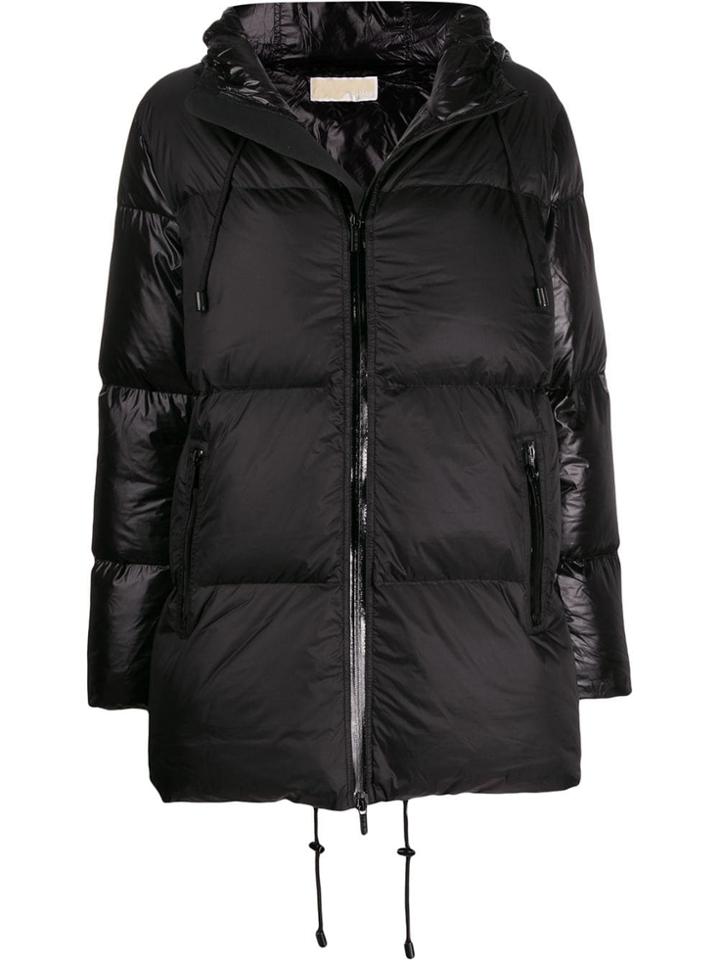 Michael Michael Kors Zipped Padded Coat - Black