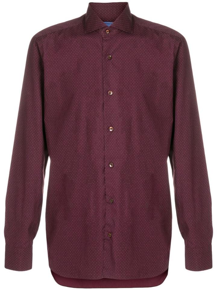 Barba Dot Print Shirt - Pink
