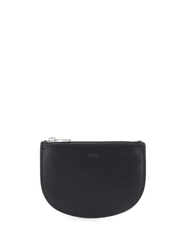 A.p.c. Half-moon Shaped Wallet - Black