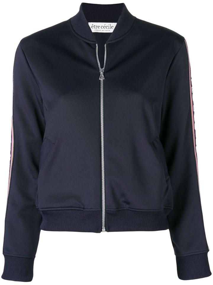 Être Cécile Logo Strip Jacket - Blue