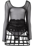 Parah 'odette' Couture Body, Women's, Size: Small, Black, Polyamide/spandex/elastane/cotton/silk