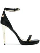 Versace Jeans Ankle Strap Sandals - Black