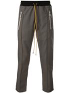 Rhude Pin Stripe Track Trousers - Grey