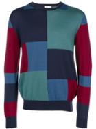 Etro Colour Blocked Sweater - Blue