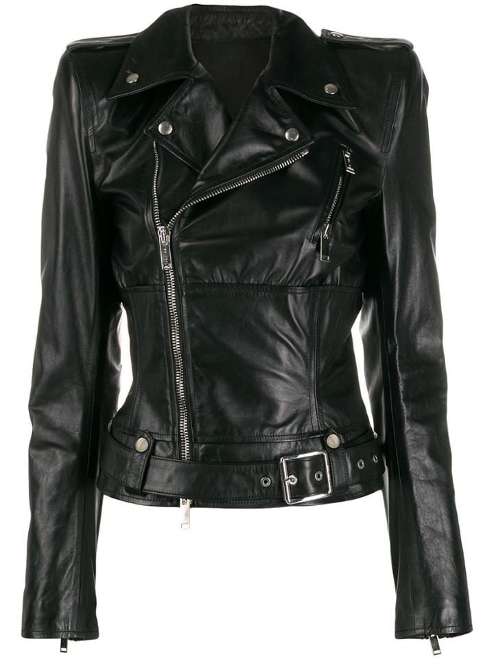 Unravel Project Biker Jacket - Black
