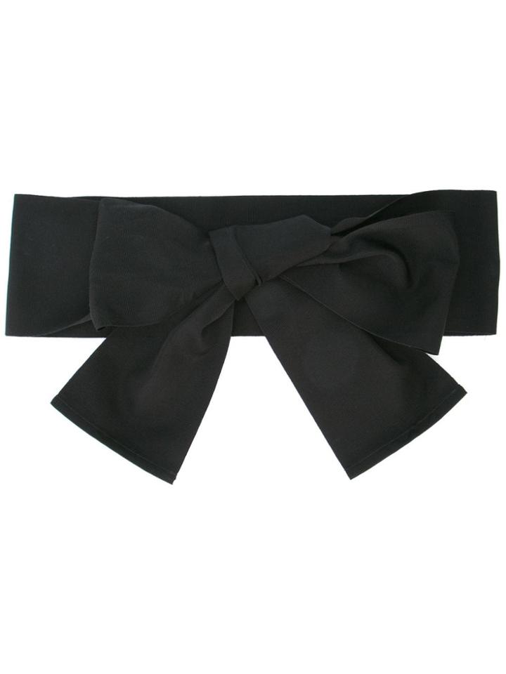 Sara Roka Bow Tie Belt - Black