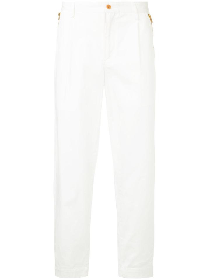 Kolor Cropped Tailored Trousers - White