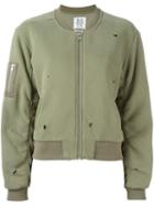 Zoe Karssen Perforated Bomber Jacket