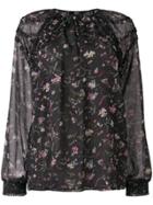 Steffen Schraut Floral Print Blouse - Black