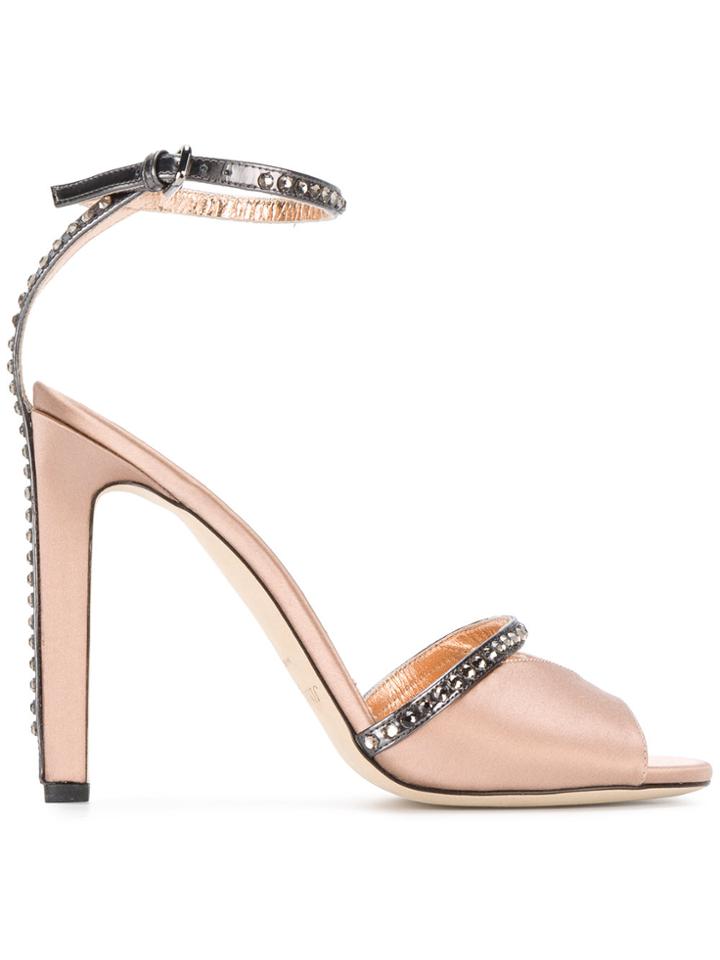 Jimmy Choo Kara 110 Sandals - Nude & Neutrals