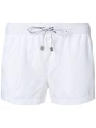 Dolce & Gabbana Stripe Detail Swim Shorts - White
