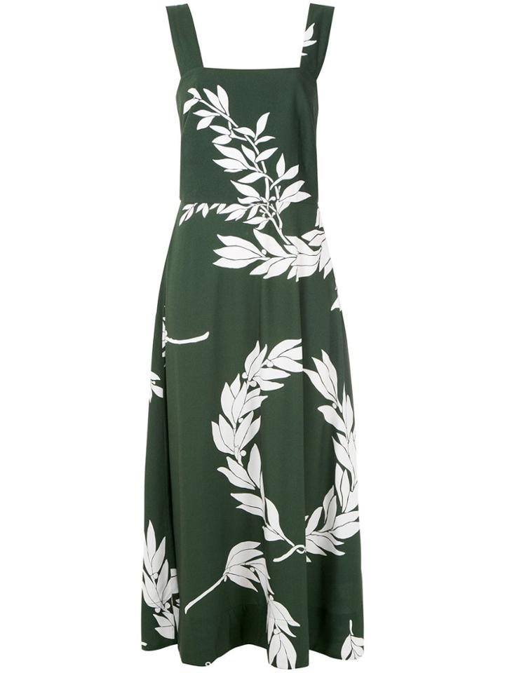 Osklen Midi Printed Dress - Green