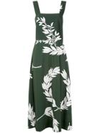 Osklen Midi Printed Dress - Green