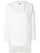 Fendi Logo Hooded Sweatshirt - White