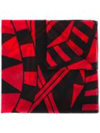 Givenchy Power Of Love Printed Scarf, Women's, Red, Silk/cotton