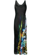 Maison Margiela Moving Metallics Long Dress - Black