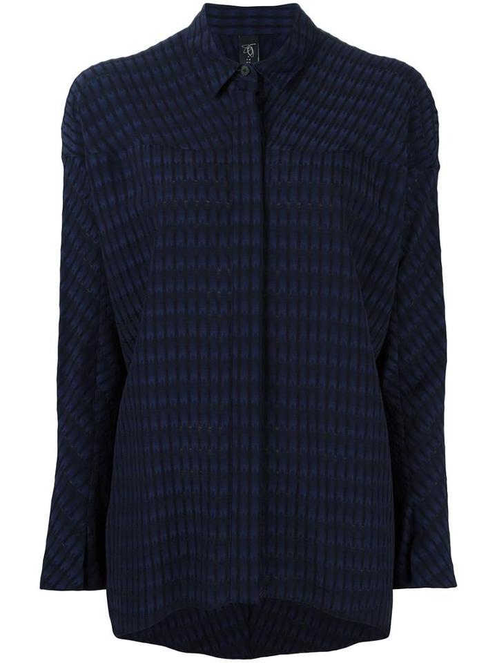 Zero + Maria Cornejo 'manu' Shirt, Women's, Size: 6, Blue, Viscose