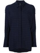 Zero + Maria Cornejo 'manu' Shirt, Women's, Size: 6, Blue, Viscose