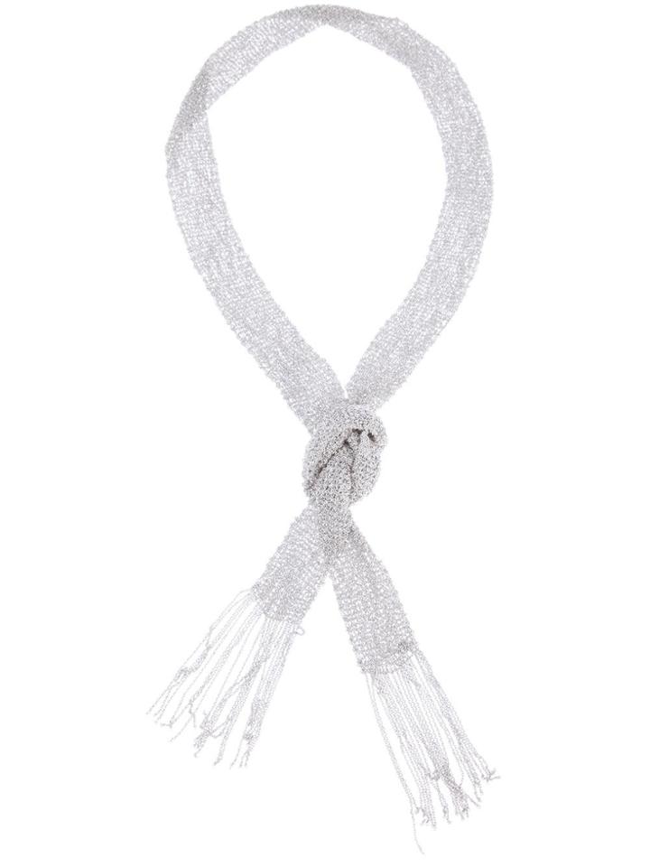 Christian Koban Woven Necklace - Metallic