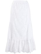 Ermanno Scervino Broderie Anglaise Skirt - White