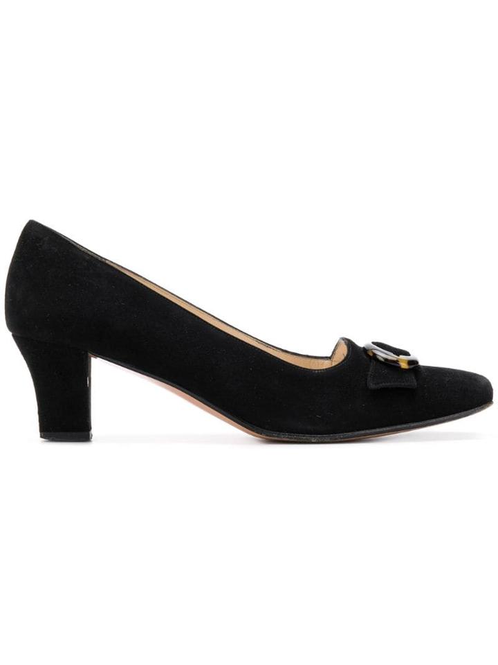 Salvatore Ferragamo Pre-owned 1990's Bow Detail Pumps - Black