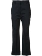 Jil Sander Cropped Tailored Trousers - Blue