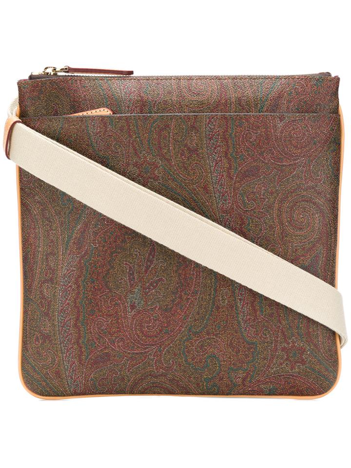 Etro Paisley Shoulder Bag - Brown