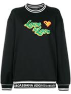 Dolce & Gabbana Love Is Love Sweatshirt - Black