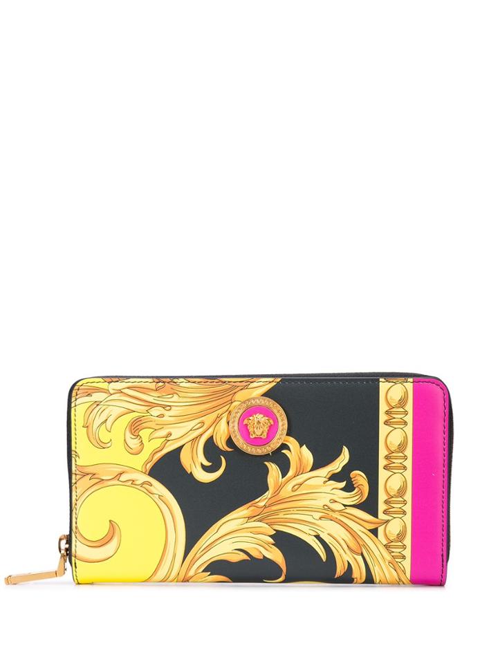 Versace Long Barocco Wallet - Multicolour