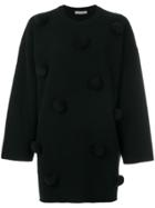 Sportmax Puff Ball Embellished Sweater - Black