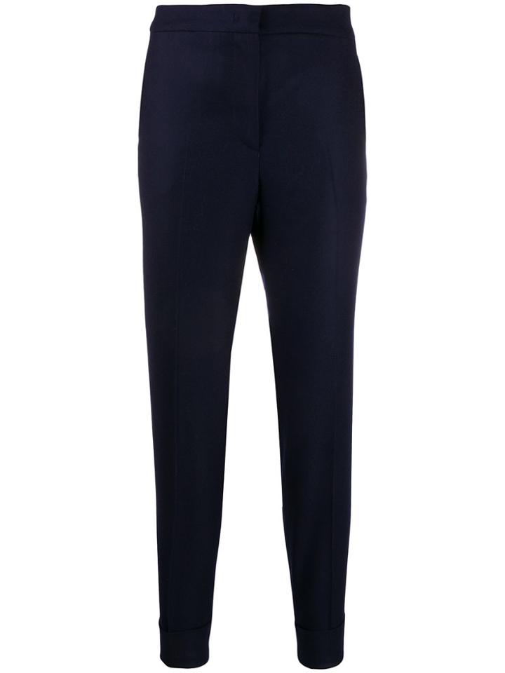 Pt01 Turned Hem Trousers - Blue