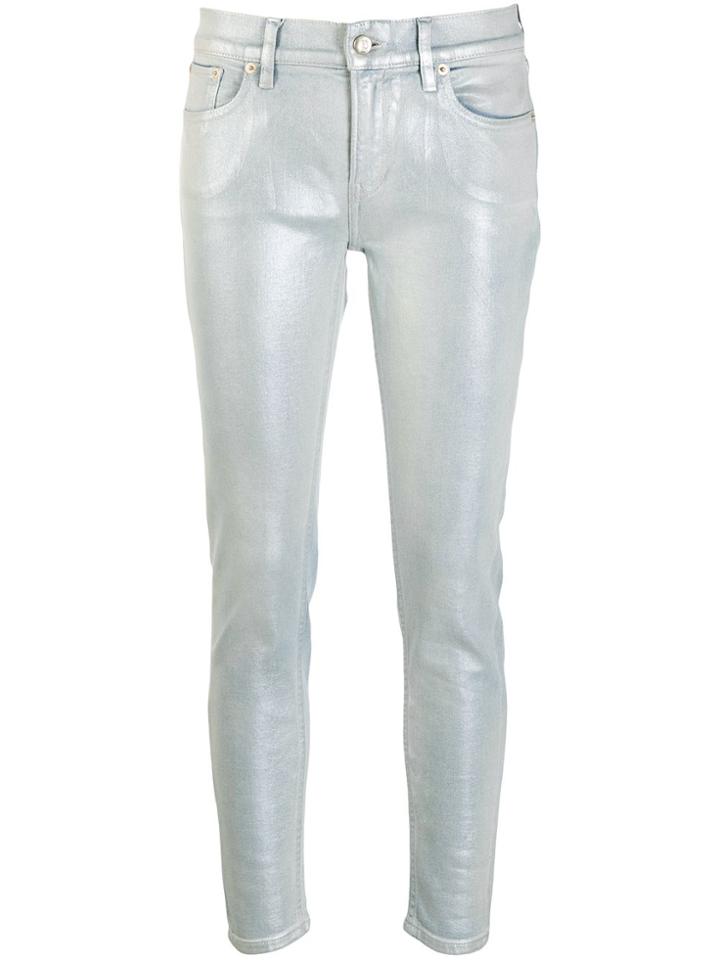 Ralph Lauren Collection Metallic Sheen Jeans - Blue