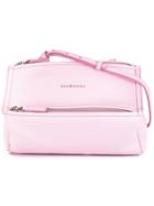 Givenchy Mini Pandora Crossbody Bag, Women's, Pink/purple, Goat Skin/cotton