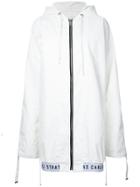 Strateas Carlucci Veil Bomber Jacket - White