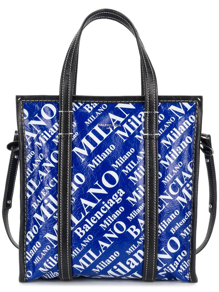 Balenciaga Small Bazar Shopper Tote - Blue