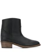 Forte Forte Round Toe Ankle Boots - Black