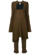 Comme Des Garçons Vintage Dress And Trouser Suit - Brown