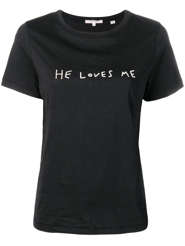 Chinti & Parker He Loves Me T-shirt - Black
