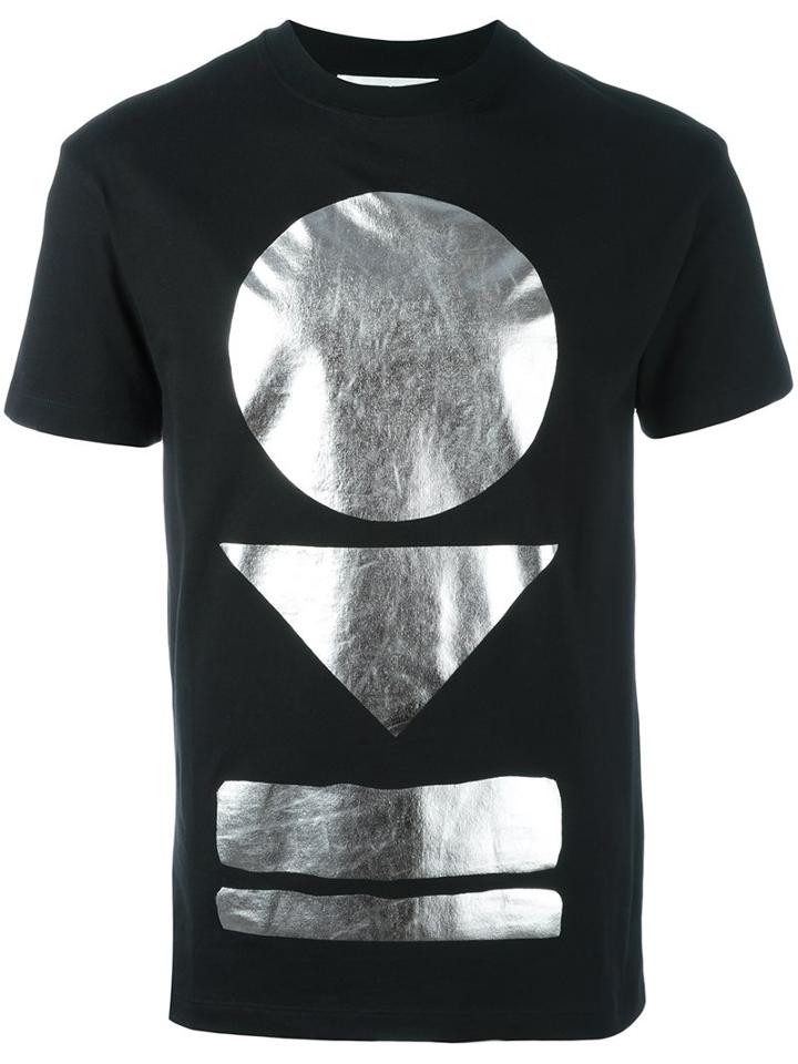 Mcq Alexander Mcqueen Metallic Print T-shirt