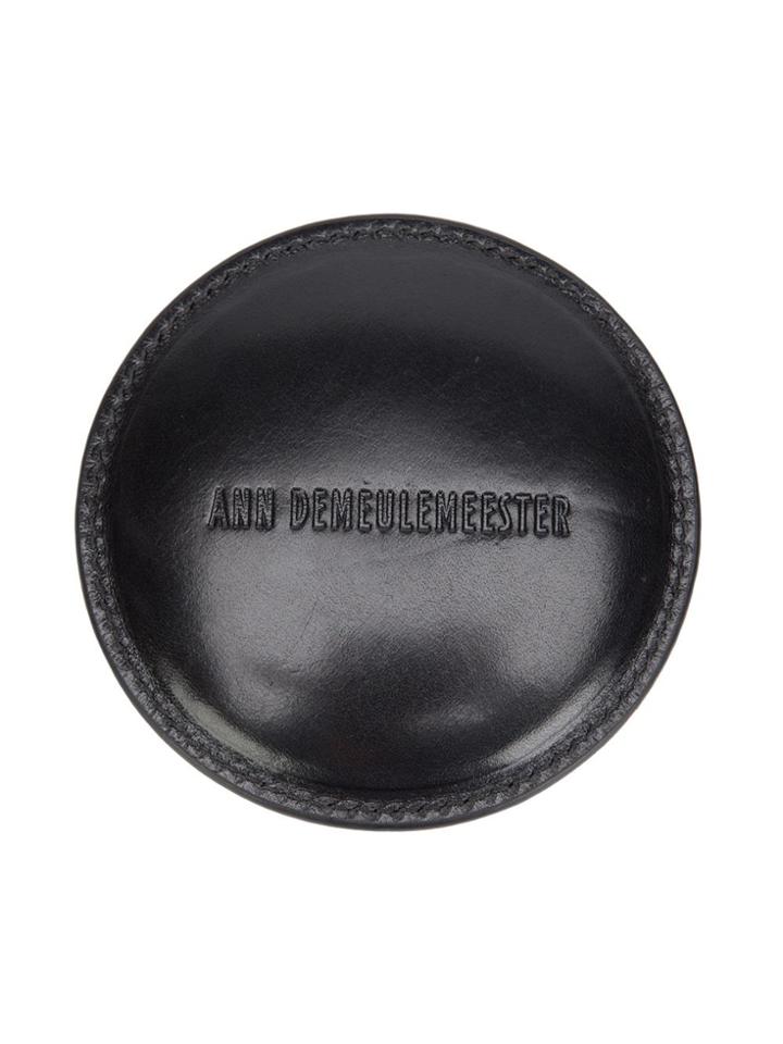 Ann Demeulemeester Branded Hand Mirror - Black