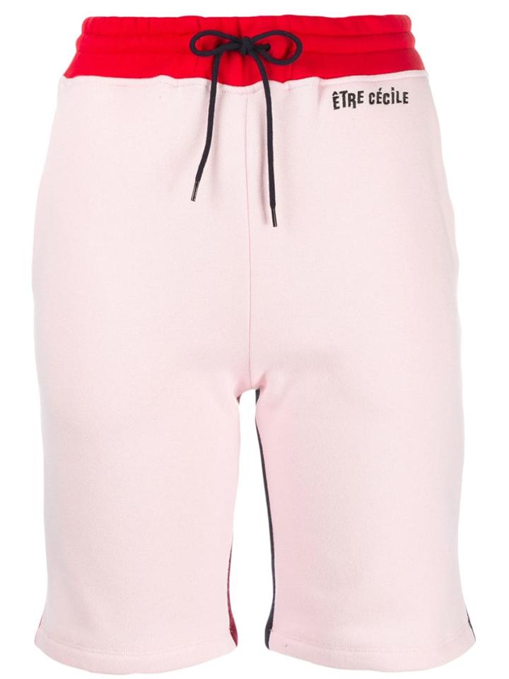 Être Cécile Colour Block Shorts - Pink
