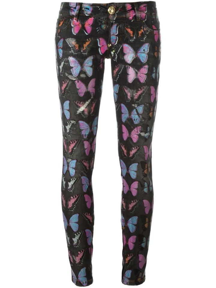 Philipp Plein 'midnight Queen' Skinny Jeans, Women's, Size: 29, Black, Cotton/spandex/elastane/polyester