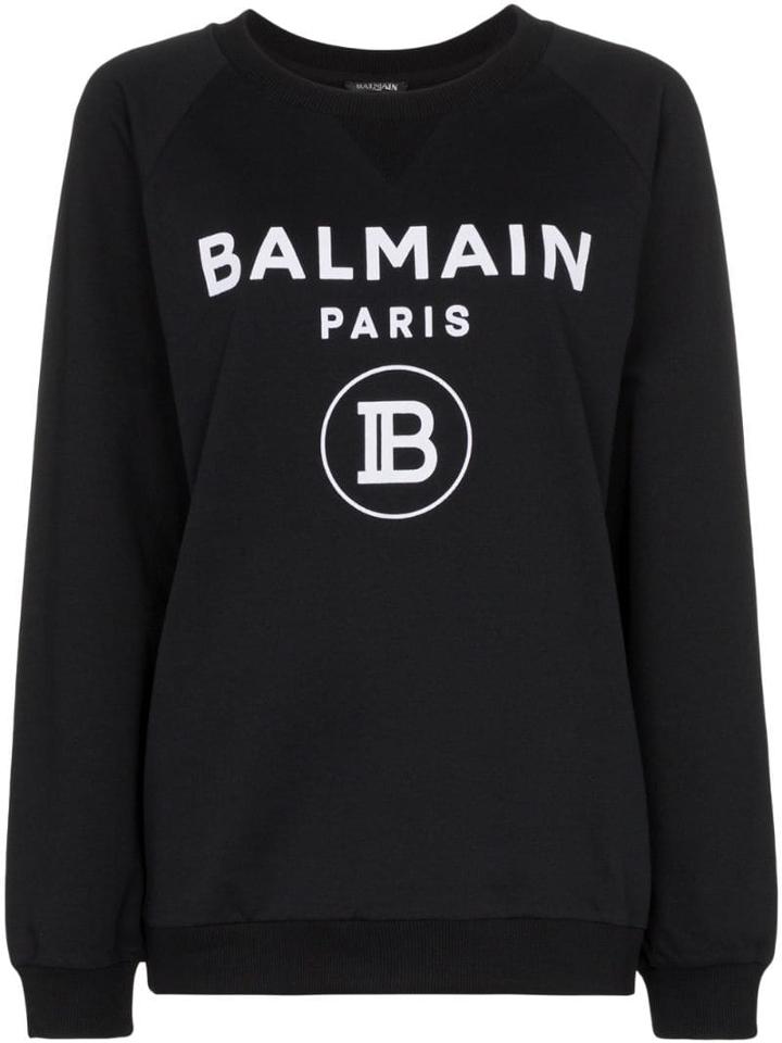 Balmain Logo-print Jumper - Black