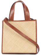 Hunting Season Lizard Skin Trim Crossbody Bag - Nude & Neutrals