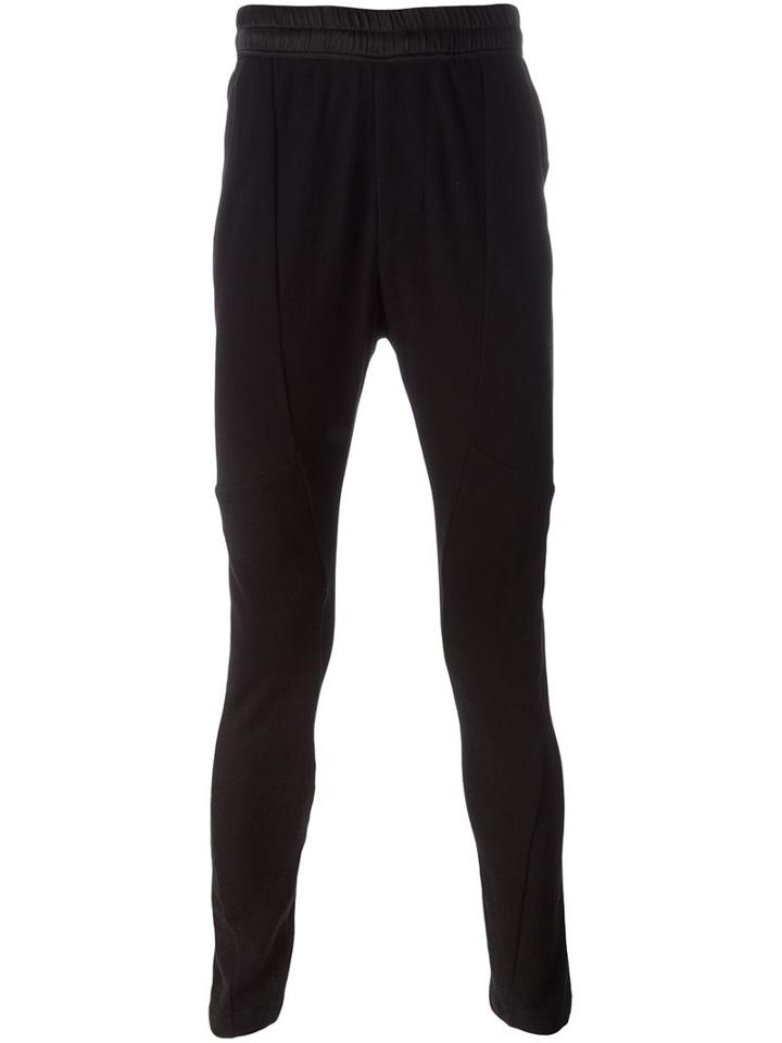 Julius Elasticated Waistband Leggings, Men's, Size: 1, Black, Cotton/wool