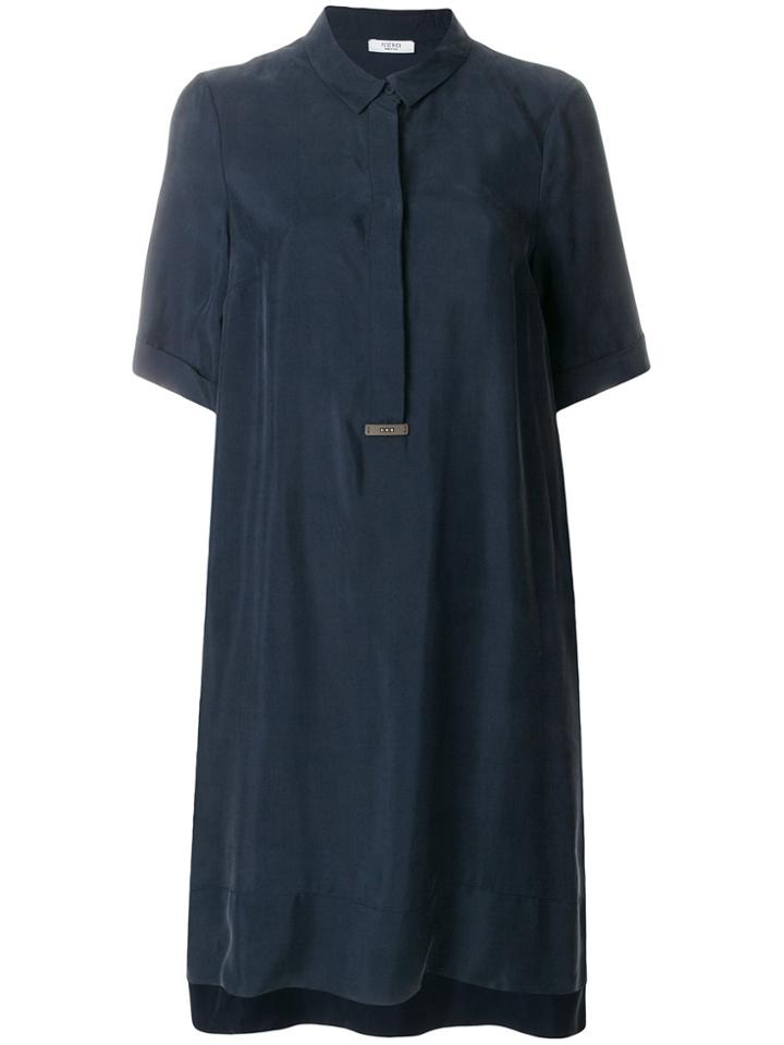 Peserico Shirt Dress - Blue